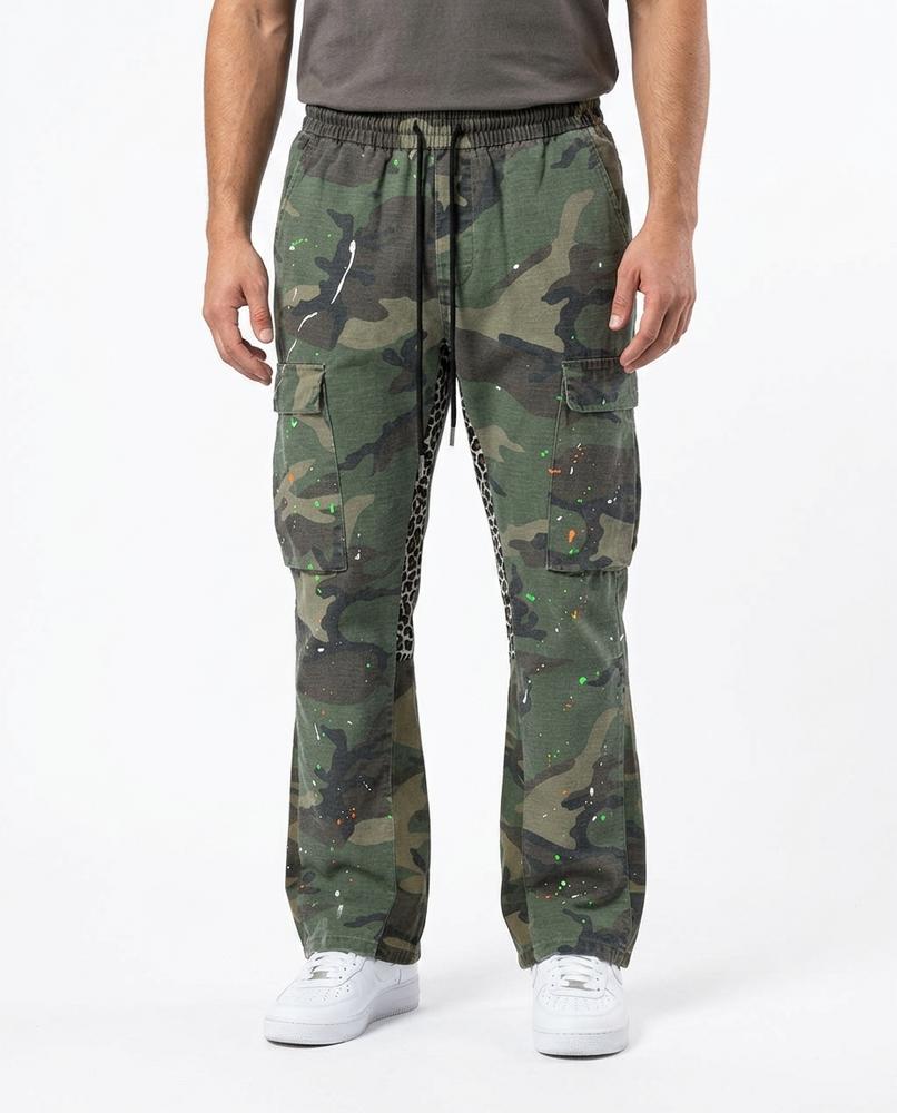 Nordara - Almon | Ausgestellte Gemusterte Hose Unisex