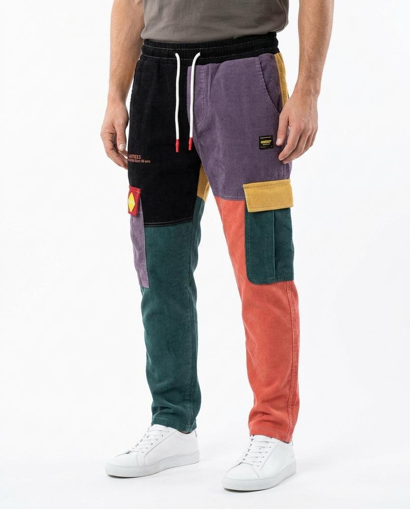 Nordara - Rilen | Mehrfarbige Cord Hose Unisex