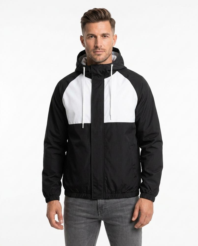 Nordara - Cakar | Zweifarbige Kapuzen Jacke Herren