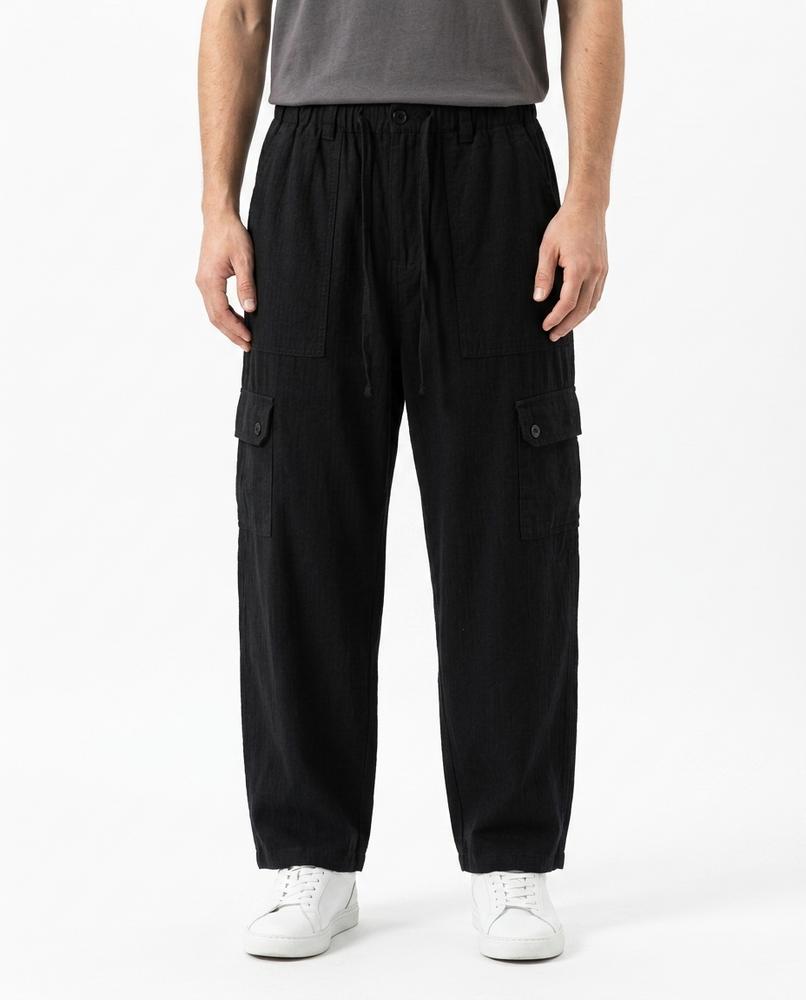 Nordara - Lalev | Weit Geschnittene Baumwoll Hose Unisex