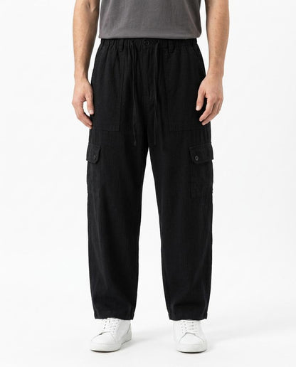 Nordara - Lalev | Weit Geschnittene Baumwoll Hose Unisex