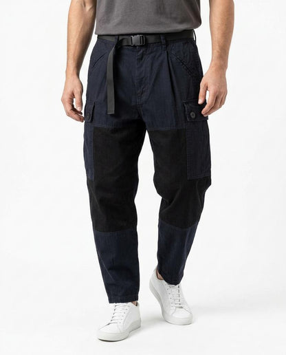 Nordara - Vamel | Zweifarbige Locker Geschnittene Hose Unisex