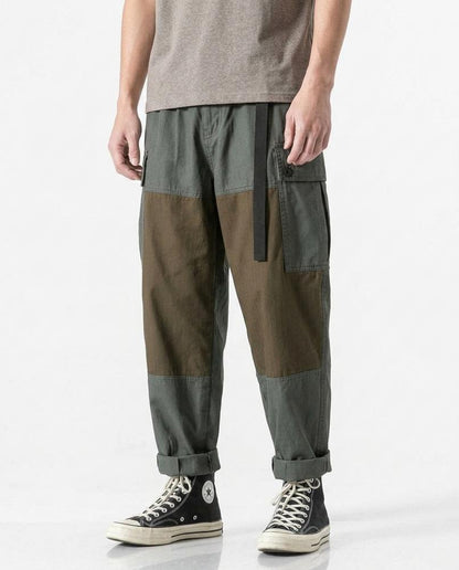 Nordara - Vamel | Zweifarbige Locker Geschnittene Hose Unisex