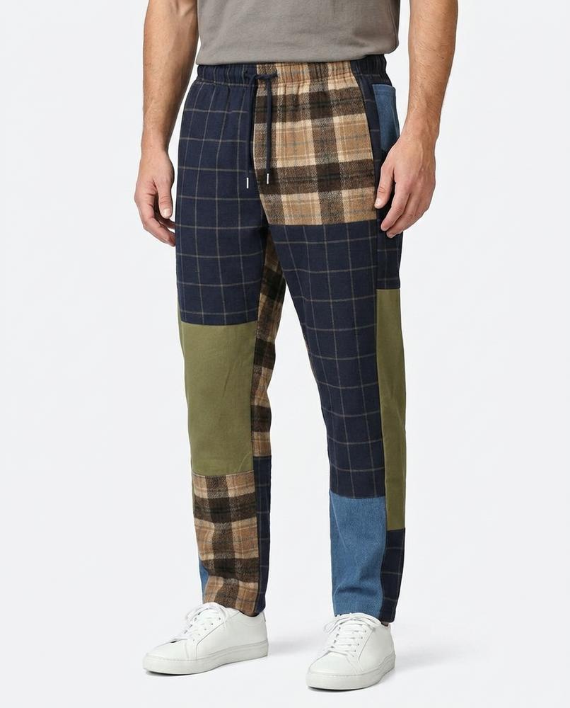 Nordara - Lomon | Gepatchte Karierte Hose Unisex