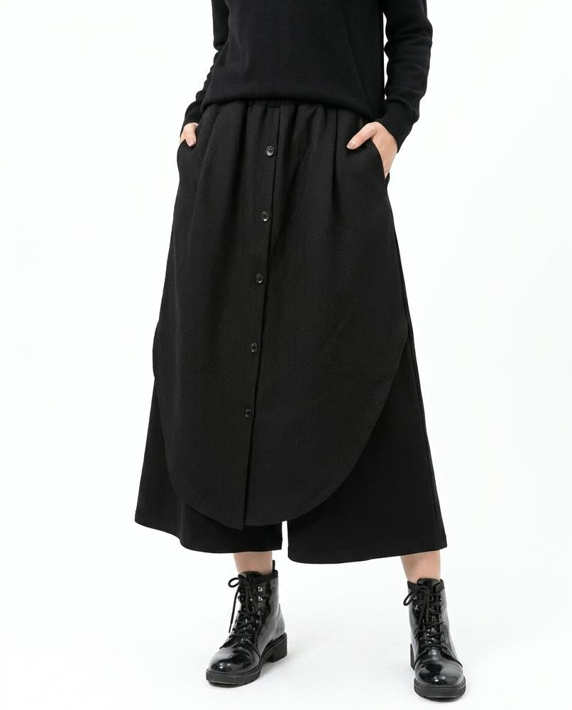 Nordara - Vemar | Asymmetrische Weit Geschnittene Hose Damen
